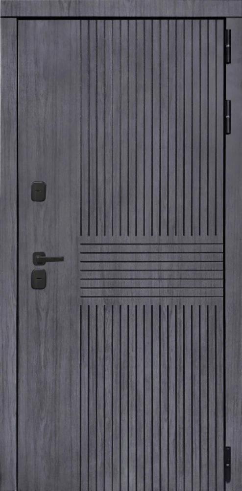 Входная дверь ДвериПРО Берген ФЛЗ-1 Шарли светлый DPRO222752 внешняя сторона