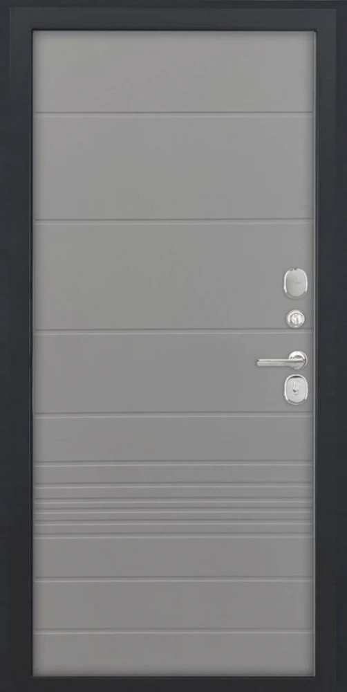 Входная дверь ДвериПРО Модель L-49 ФЛ-700 (10мм, ясень грей) DPRO220648 внутренняя сторона