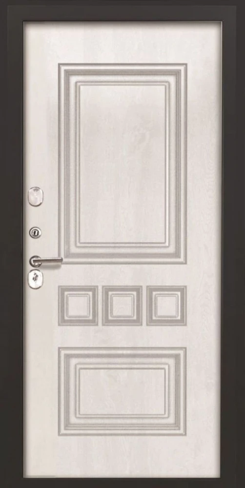 Входная дверь ДвериПРО L-43 фл-608 винорит white DPRO201185 внутренняя сторона